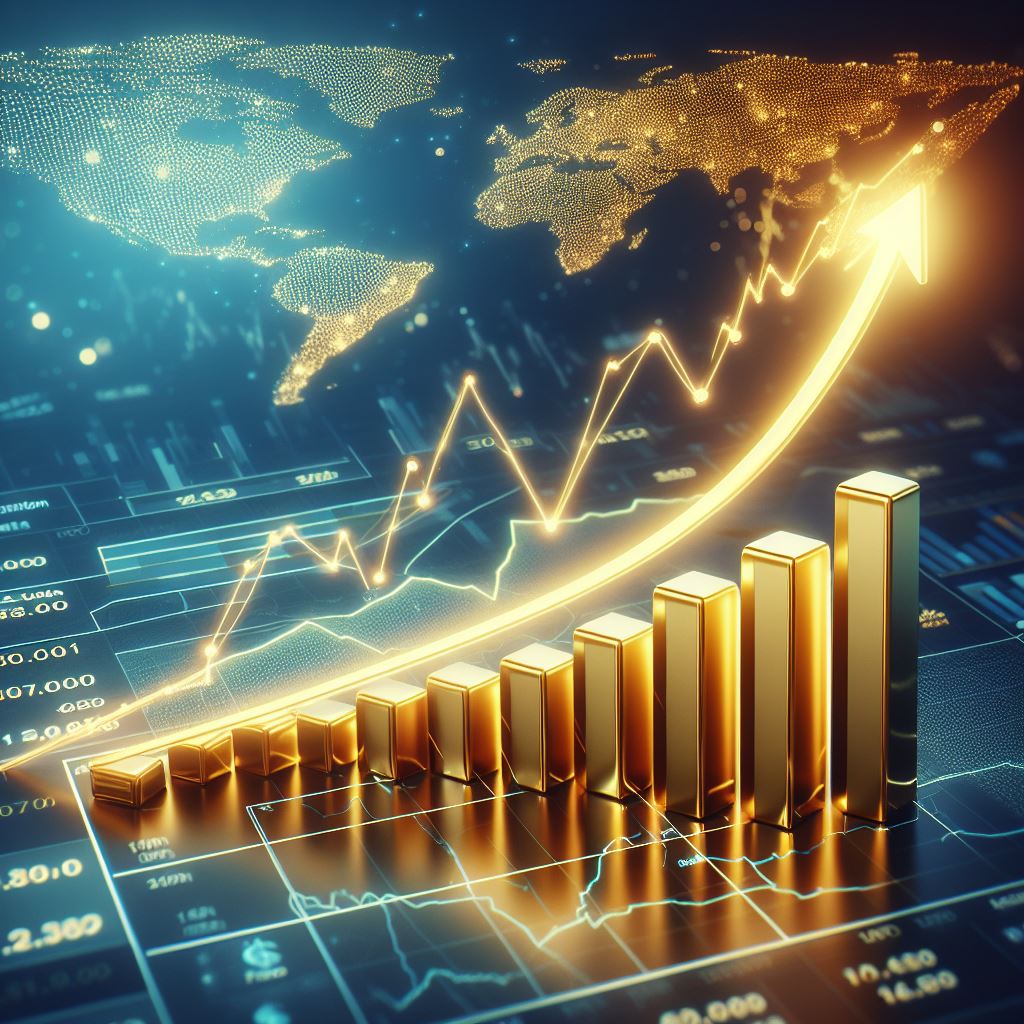 XAUUSD sets new record high, touching above $2300